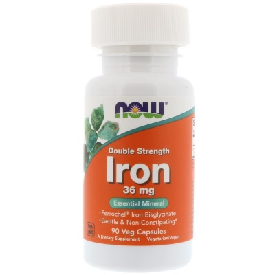  NOW Foods Iron  36 mg 90 
