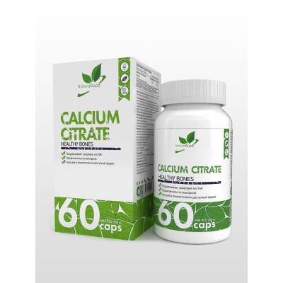 Витамины NaturalSupp Calcium Citrate 60 капсул