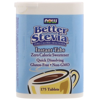 Сахарозаменитель NOW Better Stevia instant tabs 175 таблеток