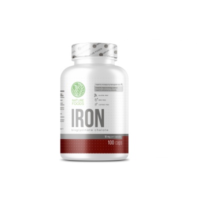  Nature Foods Iron Bisglycinate 18  100 