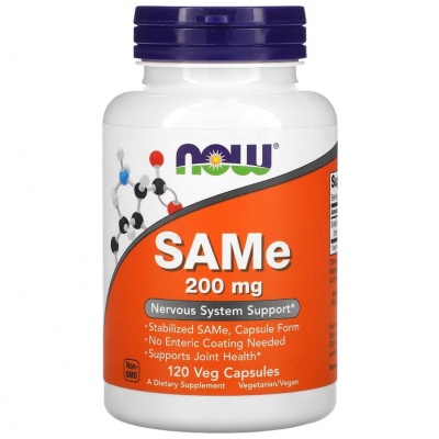 Витамины NOW SAMe 200 мг 120 капсул